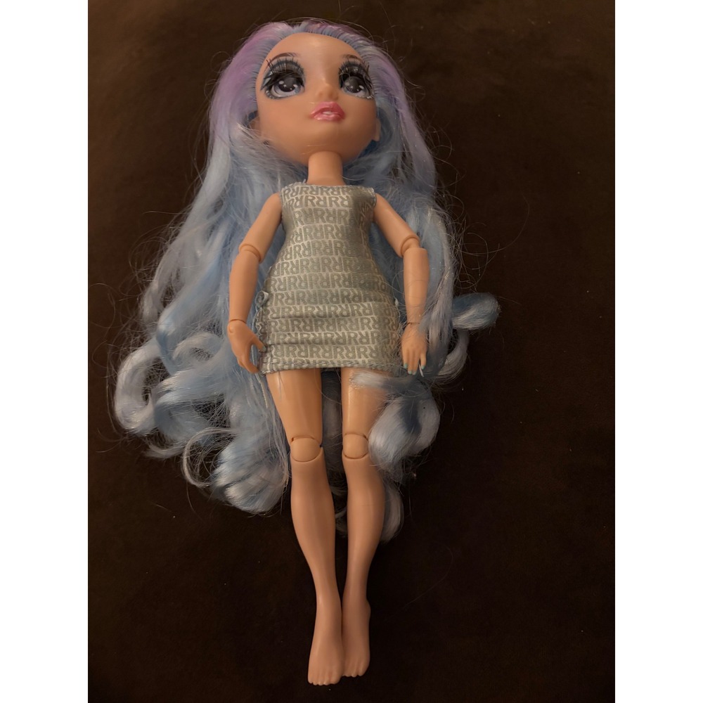 Rainbow‎ High Gabriella Icely Ice Blue Hair Fashion Doll Silver Logo Dress RH1